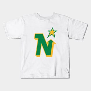 Classic Minnesota North Stars Hockey Kids T-Shirt